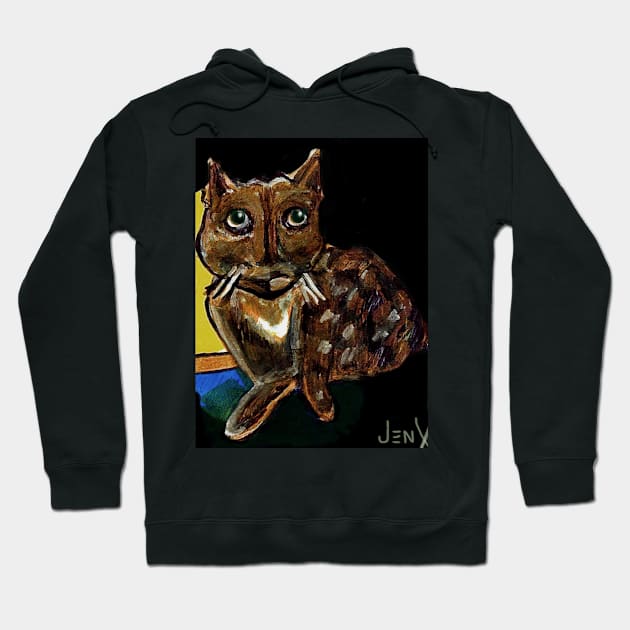 Tortie Cats Rawk! Hoodie by MoronicArts